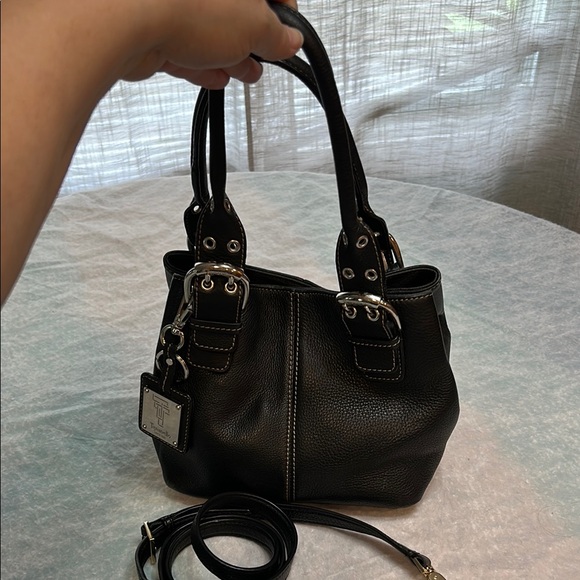 Black Leather Women’s Tignanello Bag - Picture 6 of 6